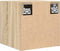 vidaXL - Tv-wandmeubel - 30,5x30x30 - cm - sonoma - eikenkleurig