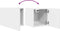 vidaXL - Tv-wandmeubel - 30,5x30x30 - cm - wit