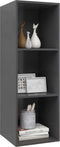 vidaXL - Tv-wandmeubel - 37x37x107 - cm - bewerkt - hout - grijs