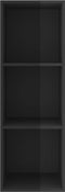 vidaXL - Tv-wandmeubel - 37x37x107 - cm - bewerkt - hout - hoogglans - zwart