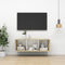 vidaXL - Tv-wandmeubel - 37x37x107 - cm - bewerkt - hout - sonoma - eikenkleurig - wit