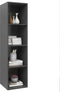 vidaXL - Tv-wandmeubel - 37x37x142,5 - cm - bewerkt - hout - grijs