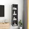 vidaXL - Tv-wandmeubel - 37x37x142,5 - cm - bewerkt - hout - grijs