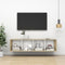 vidaXL - Tv-wandmeubel - 37x37x142,5 - cm - bewerkt - hout - sonoma - eikenkleur - wit