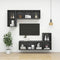 vidaXL - Tv-wandmeubel - 37x37x72 - cm - bewerkt - hout - grijs