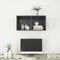 vidaXL - Tv-wandmeubel - 37x37x72 - cm - bewerkt - hout - grijs