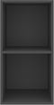 vidaXL - Tv-wandmeubel - 37x37x72 - cm - bewerkt - hout - grijs