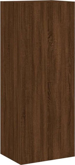 vidaXL - Tv-wandmeubel - 40,5x30x102 - cm - bewerkt - hout - bruin - eikenkleur