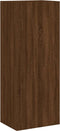vidaXL - Tv-wandmeubel - 40,5x30x102 - cm - bewerkt - hout - bruin - eikenkleur