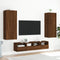 vidaXL - Tv-wandmeubel - 40,5x30x102 - cm - bewerkt - hout - bruin - eikenkleur