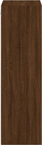 vidaXL - Tv-wandmeubel - 40,5x30x102 - cm - bewerkt - hout - bruin - eikenkleur