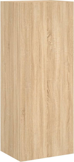 vidaXL - Tv-wandmeubel - 40,5x30x102 - cm - bewerkt - hout - sonoma - eikenkleurig