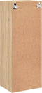 vidaXL - Tv-wandmeubel - 40,5x30x102 - cm - bewerkt - hout - sonoma - eikenkleurig