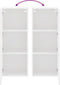 vidaXL - Tv-wandmeubel - 40,5x30x102 - cm - bewerkt - hout - wit