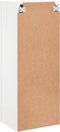 vidaXL - Tv-wandmeubel - 40,5x30x102 - cm - bewerkt - hout - wit