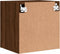 vidaXL - Tv-wandmeubel - 40,5x30x40 - cm - bewerkt - hout - bruin - eikenkleur