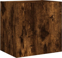 vidaXL - Tv-wandmeubel - 40,5x30x40 - cm - bewerkt - hout - gerookt - eikenkleurig