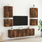 vidaXL - Tv-wandmeubel - 40,5x30x40 - cm - bewerkt - hout - gerookt - eikenkleurig