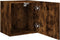 vidaXL - Tv-wandmeubel - 40,5x30x40 - cm - bewerkt - hout - gerookt - eikenkleurig