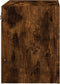 vidaXL - Tv-wandmeubel - 40,5x30x40 - cm - bewerkt - hout - gerookt - eikenkleurig
