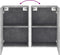 vidaXL - Tv-wandmeubel - 40,5x30x60 - cm - bewerkt - hout - betongrijs