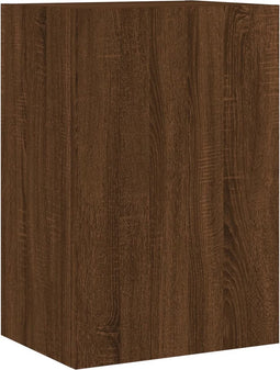 vidaXL - Tv-wandmeubel - 40,5x30x60 - cm - bewerkt - hout - bruin - eikenkleur