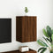 vidaXL - Tv-wandmeubel - 40,5x30x60 - cm - bewerkt - hout - bruin - eikenkleur