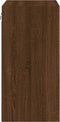 vidaXL - Tv-wandmeubel - 40,5x30x60 - cm - bewerkt - hout - bruin - eikenkleur
