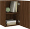 vidaXL - Tv-wandmeubel - 40,5x30x60 - cm - bewerkt - hout - bruin - eikenkleur
