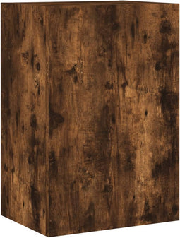 vidaXL - Tv-wandmeubel - 40,5x30x60 - cm - bewerkt - hout - gerookt - eikenkleurig