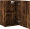 vidaXL - Tv-wandmeubel - 40,5x30x60 - cm - bewerkt - hout - gerookt - eikenkleurig