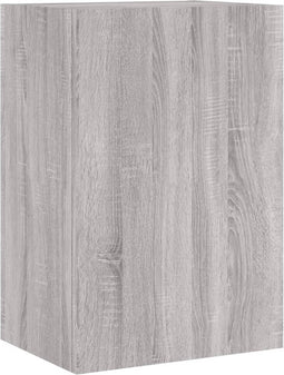 vidaXL - Tv-wandmeubel - 40,5x30x60 - cm - bewerkt - hout - grijs - sonoma