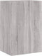 vidaXL - Tv-wandmeubel - 40,5x30x60 - cm - bewerkt - hout - grijs - sonoma
