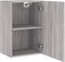 vidaXL - Tv-wandmeubel - 40,5x30x60 - cm - bewerkt - hout - grijs - sonoma