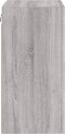 vidaXL - Tv-wandmeubel - 40,5x30x60 - cm - bewerkt - hout - grijs - sonoma