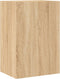vidaXL - Tv-wandmeubel - 40,5x30x60 - cm - bewerkt - hout - sonoma - eikenkleurig