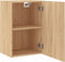 vidaXL - Tv-wandmeubel - 40,5x30x60 - cm - bewerkt - hout - sonoma - eikenkleurig
