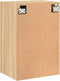 vidaXL - Tv-wandmeubel - 40,5x30x60 - cm - bewerkt - hout - sonoma - eikenkleurig
