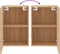 vidaXL - Tv-wandmeubel - 40,5x30x60 - cm - bewerkt - hout - sonoma - eikenkleurig