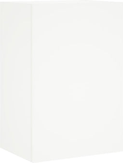 vidaXL - Tv-wandmeubel - 40,5x30x60 - cm - bewerkt - hout - wit