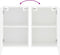vidaXL - Tv-wandmeubel - 40,5x30x60 - cm - bewerkt - hout - wit