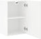 vidaXL - Tv-wandmeubel - 40,5x30x60 - cm - bewerkt - hout - wit
