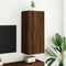 vidaXL - Tv-wandmeubel - 40,5x30x90 - cm - bewerkt - hout - bruin - eikenkleur