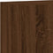 vidaXL - Tv-wandmeubel - 40,5x30x90 - cm - bewerkt - hout - bruin - eikenkleur