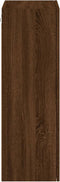 vidaXL - Tv-wandmeubel - 40,5x30x90 - cm - bewerkt - hout - bruin - eikenkleur