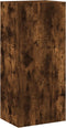vidaXL - Tv-wandmeubel - 40,5x30x90 - cm - bewerkt - hout - gerookt - eikenkleurig