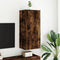vidaXL - Tv-wandmeubel - 40,5x30x90 - cm - bewerkt - hout - gerookt - eikenkleurig