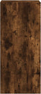 vidaXL - Tv-wandmeubel - 40,5x30x90 - cm - bewerkt - hout - gerookt - eikenkleurig