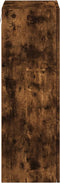 vidaXL - Tv-wandmeubel - 40,5x30x90 - cm - bewerkt - hout - gerookt - eikenkleurig