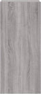 vidaXL - Tv-wandmeubel - 40,5x30x90 - cm - bewerkt - hout - grijs - sonoma